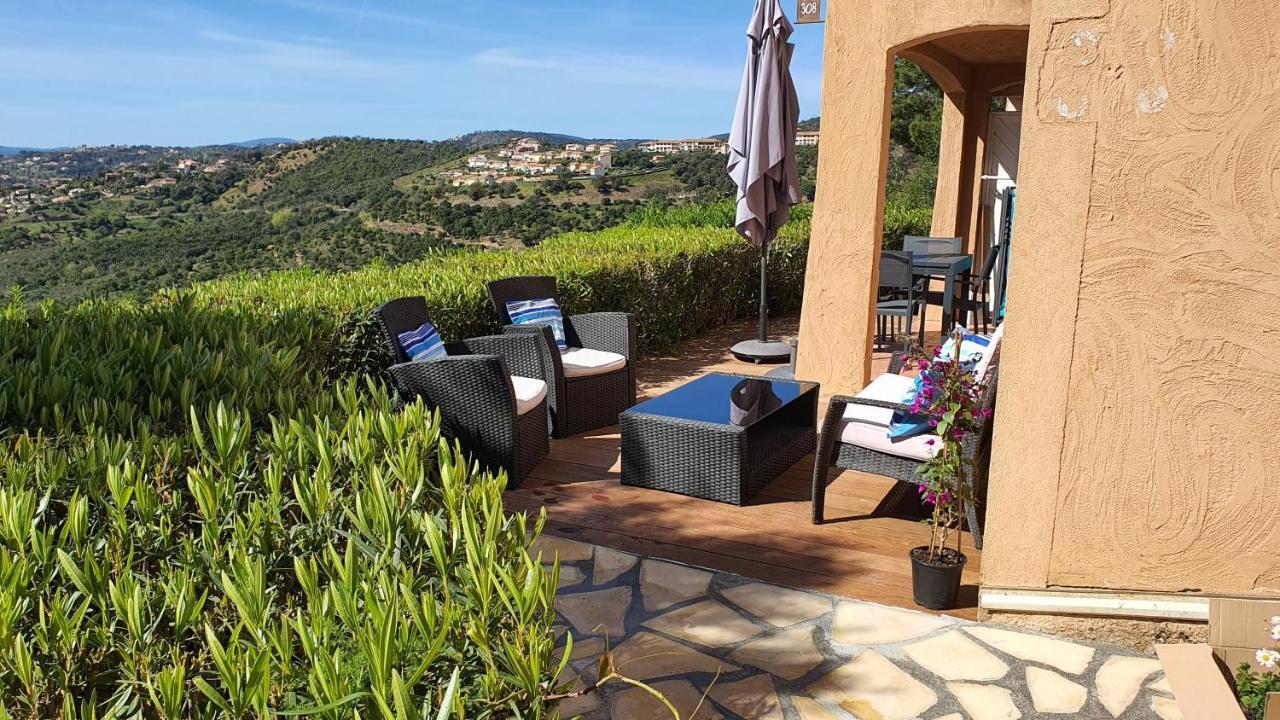 Les Issambres Appart 6 Pers Grande Terrasse Superbe Vue Mer Et Golfe De Saint Tropez, Piscine Εξωτερικό φωτογραφία